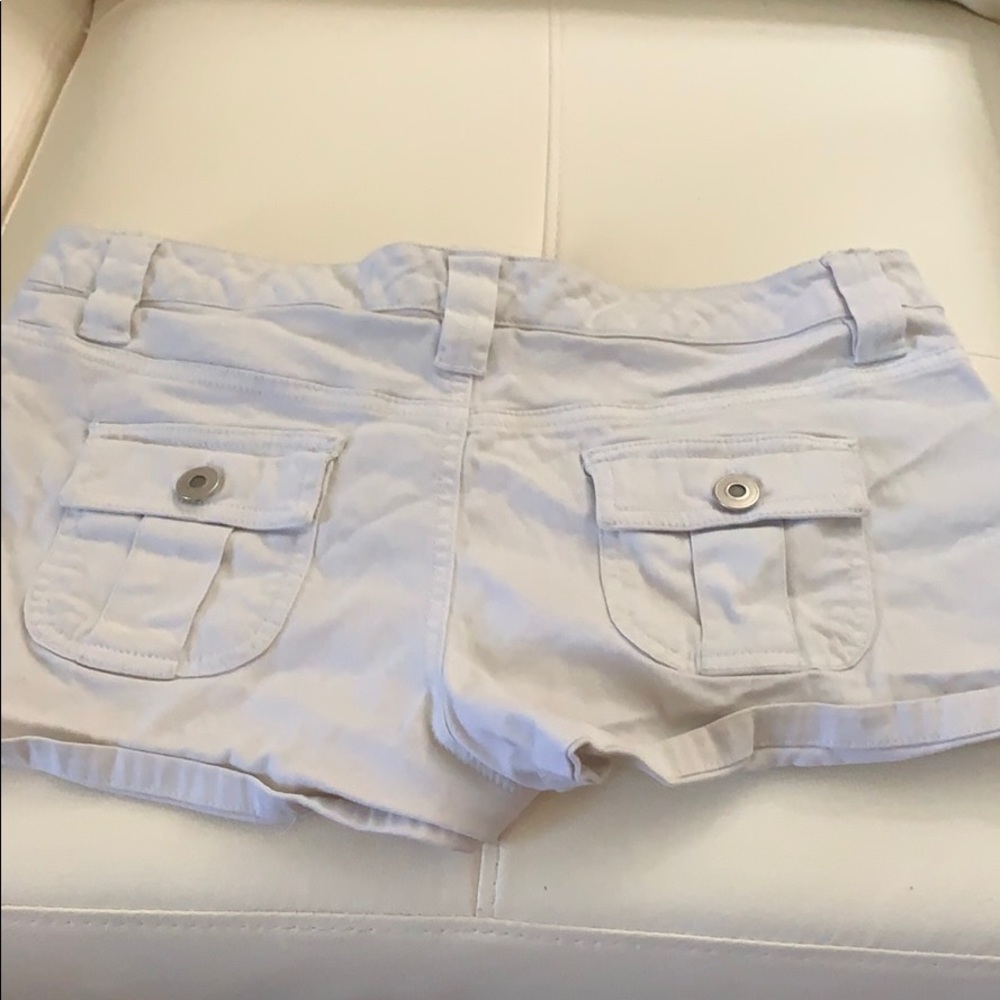 white wet seal shorts